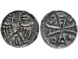 Provinciaal Halen denier (ca. 1235-1280) (emissies met uitsluitend stedelijke symbolen ca. 1210-1280) Vanhoudt G101 AG 12mm 0