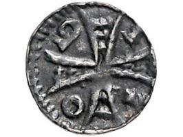 Provinciaal Halen denier (ca. 1235-1280) (emissies met uitsluitend stedelijke symbolen ca. 1210-1280) Vanhoudt G101 AG 12mm 0