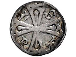 Provinciaal Leuven Denier Hendrik II-III (1235-1245-1261) Vanhoudt G40 AG 12mm 0,53gr ZF