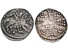 Provinciaal Henri II-III (1235-1248-1261) Denier AG 0,59gr W. 41 ZF+