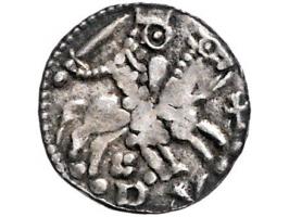 Provinciaal Henri I (1190-1235) Denier AG 0,61gr W. 36 ZF+
