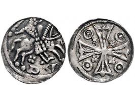 Provinciaal Henri I Denier AG 0,58gr W. 36v ZF+