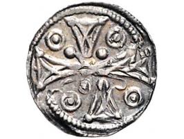 Provinciaal Vilvoorde denier (1210-1235) (emissies met uitsluitend stedelijke symbolen ca. 1210-1280) Vanhoudt G120-1 AG 12mm