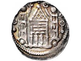 Provinciaal Vilvoorde denier (1210-1235) (emissies met uitsluitend stedelijke symbolen ca. 1210-1280) Vanhoudt G123 AG 13mm 0
