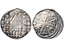 Provinciaal Vilvoorde denier (1210-1235) (emissies met uitsluitend stedelijke symbolen ca. 1210-1280) Vanhoudt G123 AG 12mm 0