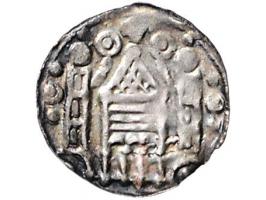 Provinciaal Vilvoorde denier (1210-1235) (emissies met uitsluitend stedelijke symbolen ca. 1210-1280) Vanhoudt G123 AG 12mm 0