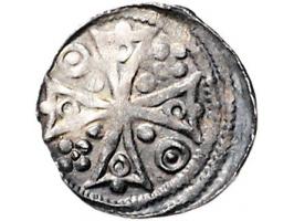 Provinciaal Vilvoorde denier (1210-1235) (emissies met uitsluitend stedelijke symbolen ca. 1210-1280) Vanhoudt G123 AG 12mm 0