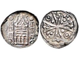 Provinciaal Vilvoorde denier (1210-1235) (emissies met uitsluitend stedelijke symbolen ca. 1210-1280) Vanhoudt G123 AG 12mm 0