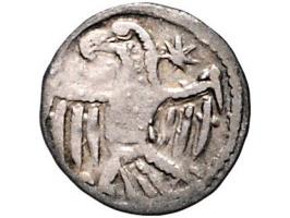 Provinciaal penning z.j. (1235-1280) Brussel AG 0,53gr ZF