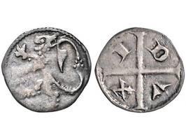 Provinciaal Jan I (1268-1294) Denier au Lion AG 0,41 W. 201 ZF
