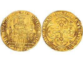 Provinciaal Jan III (1312-1355) Gouden Schild AU 4,49gr W. 335 ZF+