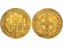 Provinciaal Gouden Pieter Leuven AU 4,01gr zeldzaam W. 390 PR
