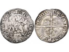 Provinciaal Anthonij van Bourgondië (1406-1415) Botdrager Leuven AG 3,86gr W. 435 ZF-
