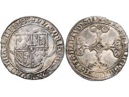 Provinciaal Dubbele stuiver var - VZ BRA i.p.v. BRAB AG 3,05gr W. 486v Pr