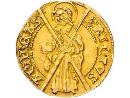 Provinciaal Karel de Stoute (1467-1477) St.Andries of Bourgondische goudgulden AU 3,45gr W. 499 bijna PR