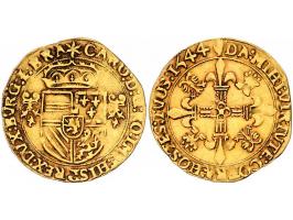 Provinciaal Zonnekroon 1544 Antwerpen AU 3,32gr W 664 ZF+