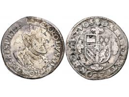 Provinciaal Kleine Carolusgulden Antwerpen AG 22,05gr W. 669 F-ZF