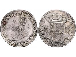 Provinciaal Philipsdaalder 1561 1e periode Antwerpen AG 34,45gr W. 713 ZF
