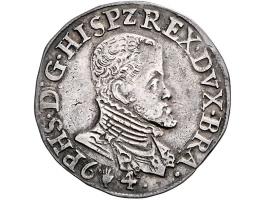 Provinciaal 1/5 Philipsdaalder 1564 Antwerpen AG 6,70gr W. 724 ZF
