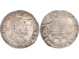 Provinciaal 1/5 Philipsdaalder 1572 Antwerpen F+ en een negenmanneke (duit) 1596 Antwerpen ZF+