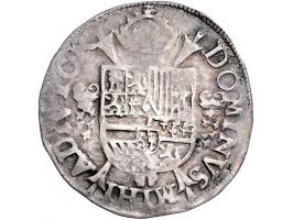 Provinciaal 1/5 Philipsdaalder 1566, geslagen te Antwerpen, met klop Zeeuwse Leeuw (1573) ZF, klop ZF