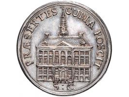 Historiepenningen 's-Hertogenbosch - Stadhuispenning zilver (1704) Snoeck 2, F-ZF