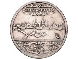 Historiepenningen 's-Hertogenbosch - Stadhuispenning zilver 1711 Snoeck 9a F-ZF