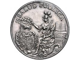 Historiepenningen 's-Hertogenbosch - Stadhuispenning zilver (1712) Snoeck 10 ZF
