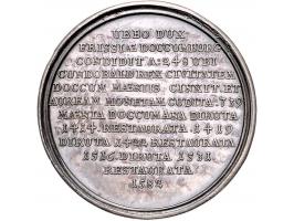 Historiepenningen Dokkum, vroedschapspenning, piedfort, 36,5 mm, 25,68 gr., JMP 1930 pl.IV.3 PR