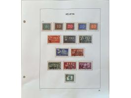 collection 1851- 2012 used and */** including errors and varieties, Rayon, Strubli, Sitting and Standing Helvetia, Airmail, P