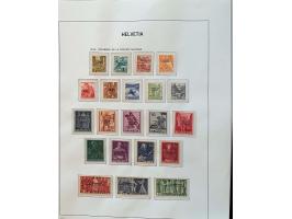 collection 1851- 2012 used and */** including errors and varieties, Rayon, Strubli, Sitting and Standing Helvetia, Airmail, P
