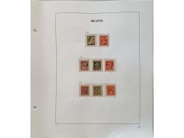 collection 1851- 2012 used and */** including errors and varieties, Rayon, Strubli, Sitting and Standing Helvetia, Airmail, P