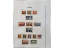 collection 1851- 2012 used and */** including errors and varieties, Rayon, Strubli, Sitting and Standing Helvetia, Airmail, P