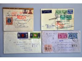 air mails, 28 (registered) air mail letters from Saudi Arabia, Thailand and other countries, all with (rare) A.V.2. and AOT&n