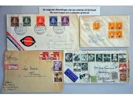 about 200 covers/postal stationery with better material in shoe box