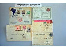 about 370 covers/postal stationery with France and colonies, Germany, Airmail etc. in shoe box