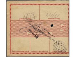 Karl I 30 heller black green on "Auftragspostanweisung" from Bugojno 13-6-1918 to Sarajevo, fine/very fine (pinhole probably 