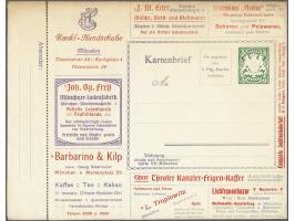 Advertisement 'Kartenbrief' 5 Pf. unused, very fine