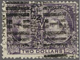 Diamond Jubilee $2 deep violet, fine/very fine (perforation a little irregular), cat.v. £ 425