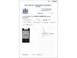 1889 ½ d. grey overprinted in black with the error overprint inverted, very fine mint ex. with RPS certificate 1976, cat.v. £