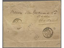 1894 2d. olive-bistre (perf. 12½) with the error Swazielan instead of Swazieland (R.6/1) on van Gorcum newspaper wrapper canc