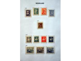 collectie 1852-1975 (*)/*/** met veel betere ex. en series (o.a. Veth, Fotomontage, Van Konijnenburg, En Face), roltanding na