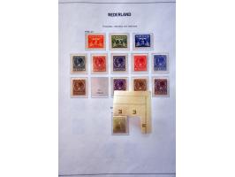 collectie 1852-1975 (*)/*/** met veel betere ex. en series (o.a. Veth, Fotomontage, Van Konijnenburg, En Face), roltanding na