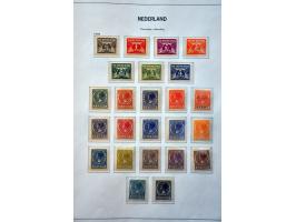 collectie 1852-1975 (*)/*/** met veel betere ex. en series (o.a. Veth, Fotomontage, Van Konijnenburg, En Face), roltanding na