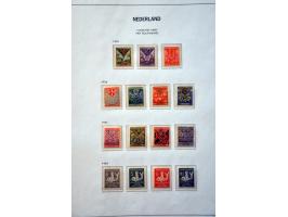 collectie 1852-1975 (*)/*/** met veel betere ex. en series (o.a. Veth, Fotomontage, Van Konijnenburg, En Face), roltanding na
