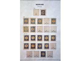 collectie 1852-1975 (*)/*/** met veel betere ex. en series (o.a. Veth, Fotomontage, Van Konijnenburg, En Face), roltanding na
