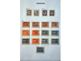 collectie 1852-1975 (*)/*/** met veel betere ex. en series (o.a. Veth, Fotomontage, Van Konijnenburg, En Face), roltanding na
