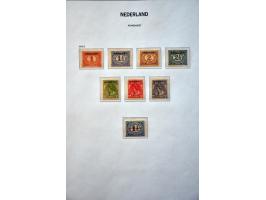 collectie 1852-1975 (*)/*/** met veel betere ex. en series (o.a. Veth, Fotomontage, Van Konijnenburg, En Face), roltanding na