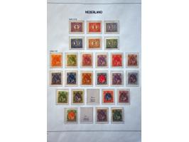 collectie 1852-1975 (*)/*/** met veel betere ex. en series (o.a. Veth, Fotomontage, Van Konijnenburg, En Face), roltanding na