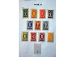collectie 1852-1975 (*)/*/** met veel betere ex. en series (o.a. Veth, Fotomontage, Van Konijnenburg, En Face), roltanding na